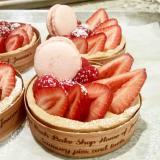 Strawberry tartlet in a mini ring