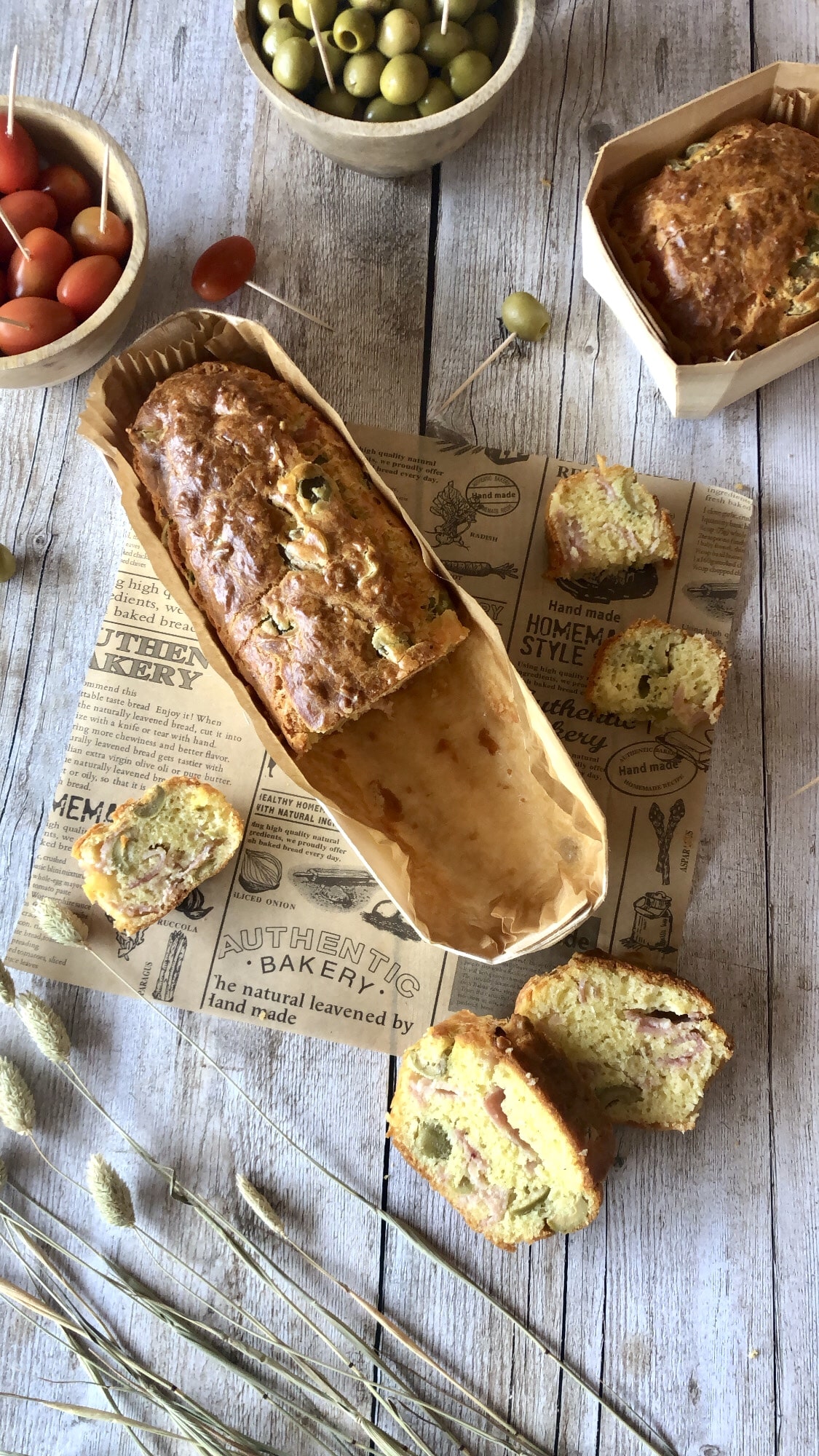 Cake Jambon Olive