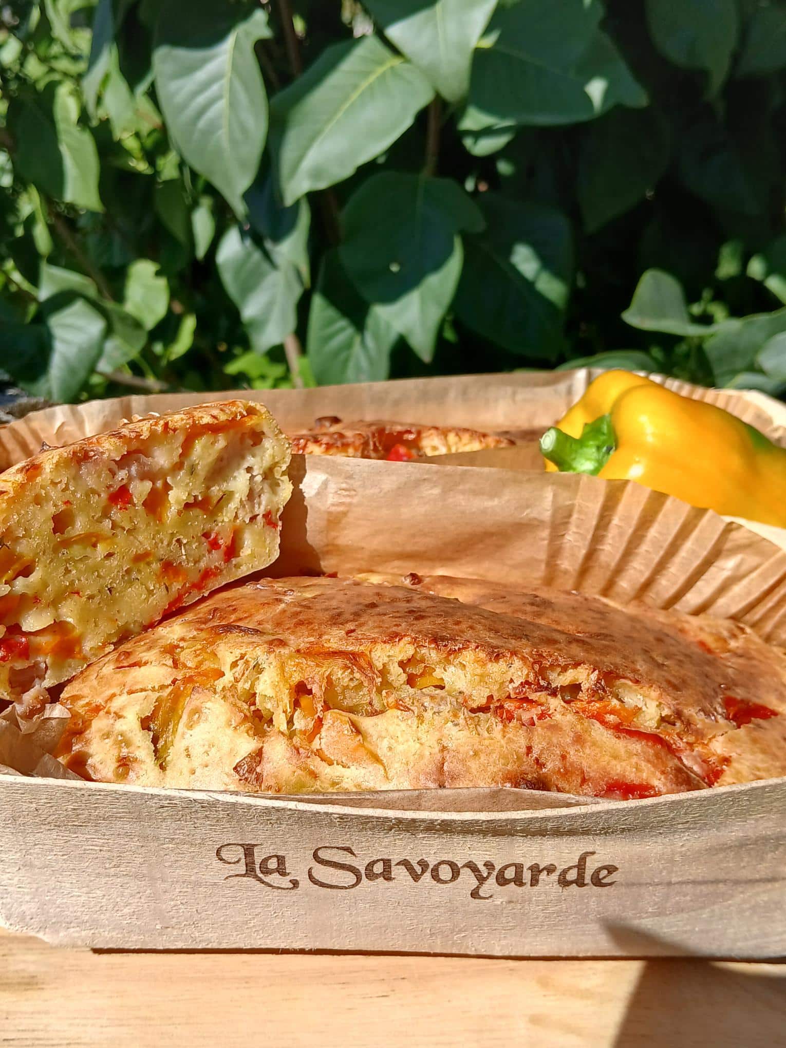 Cake salé aux poivrons rôtis & tomme de Savoie
